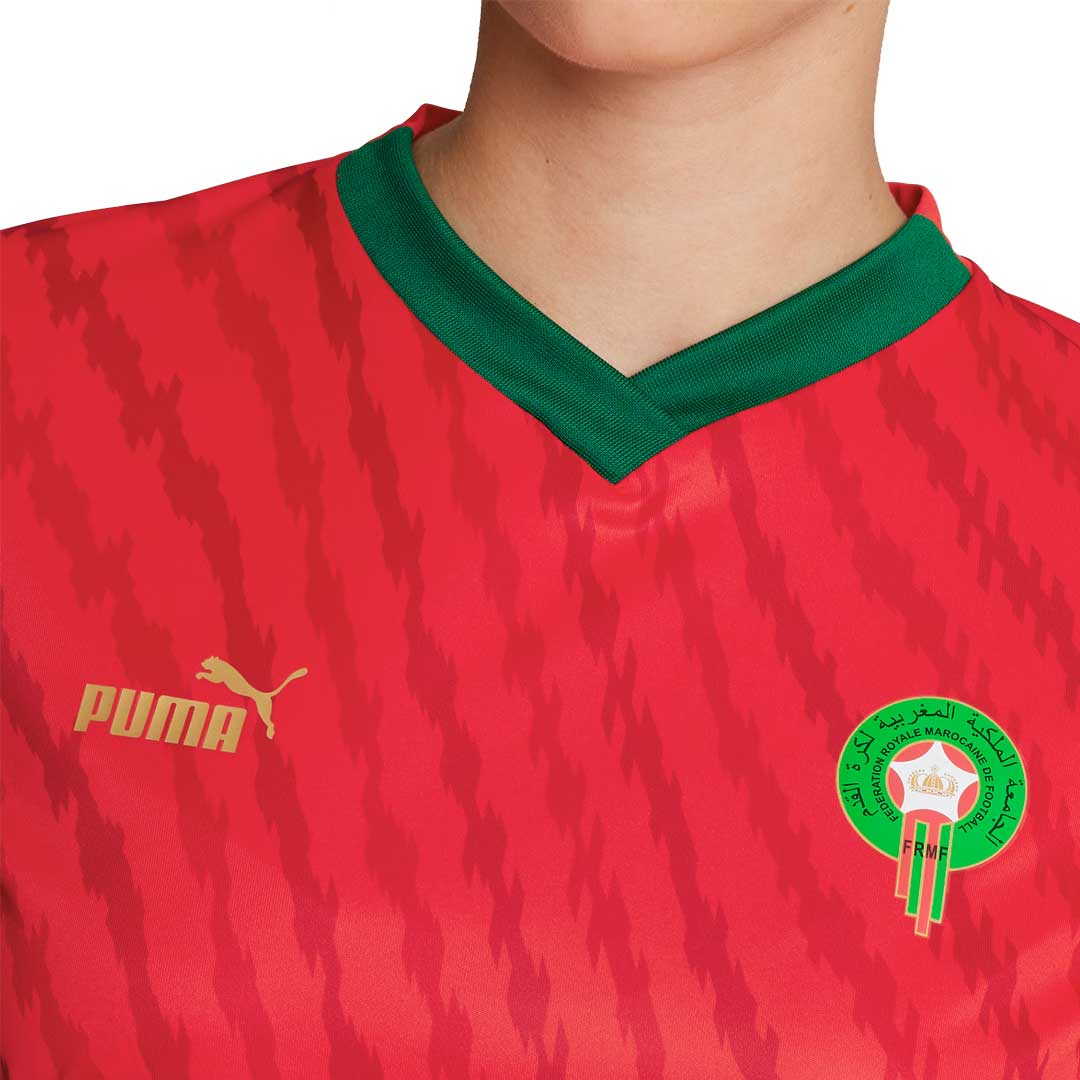 Puma - Women's FRMF Morocco 23/24 World Cup Home Replica Jersey (774647 01) - Image 5