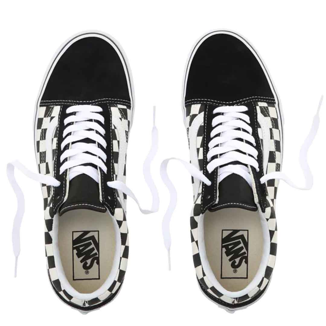 Vans - Unisex Primary Check Old Skool Shoes (38G1P0S) - Image 4